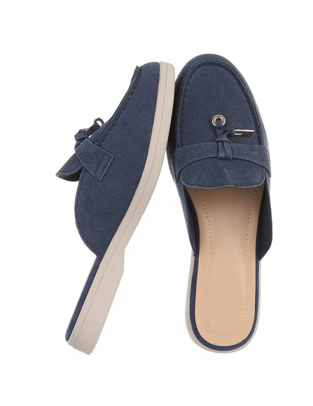 Tmavomodré šlapky Eugenie