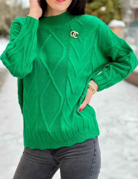 Zelený sveter Keira