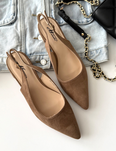 Khaki sandále Zoey