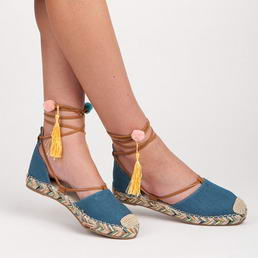 Espadrily na viazanie Boa