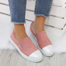 Ružové tenisky slip on Bumi