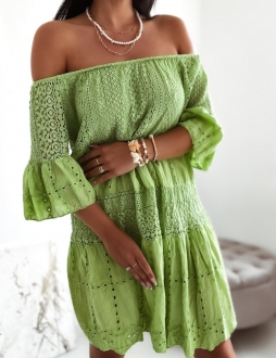 Zelené šaty Amala
