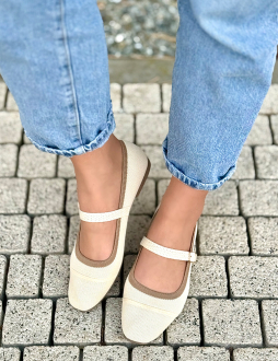 Béžové balerínky Eira