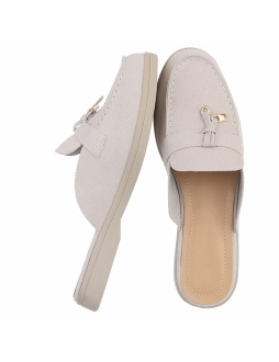 Béžové šlapky Eugenie