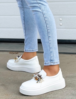 Biele topánky Amina