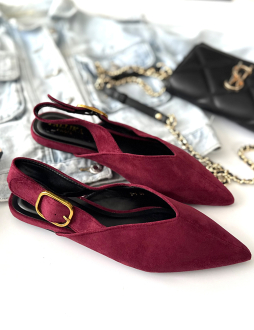 Bordové sandále Everly