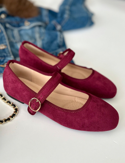 Bordové balerínky Dua