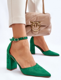 Zelené sandále Camila
