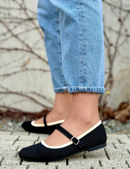 Čierne balerínky Eira