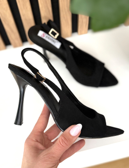 Čierne sandále Evie