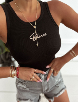 Čierne tielko Indie