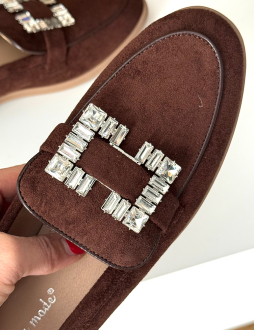 Hnedé mokasíny Kennedy