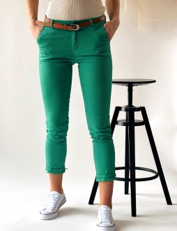 Zelené nohavice Kamila