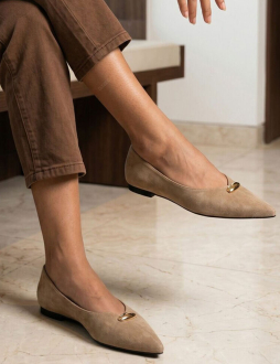 Khaki baleríny Orla