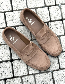 Khaki mokasíny Nellie