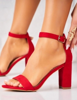 Červené sandále Noemi