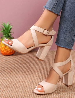 Béžové sandále Rhea