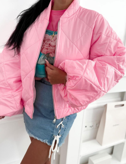 Svetloružová bunda Lowenna