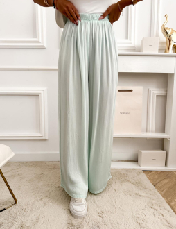 Svetlozelené nohavice Zarana